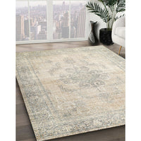 Traditional Sand Brown Persian Rug, tr3444