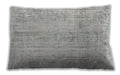 Traditional Classic Rectangular Dark Gray Lumbar Throw Pillow, 13 inch by 19 inch, lbtr3445