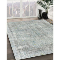 Traditional Gunmetal Gray Persian Rug, tr3446