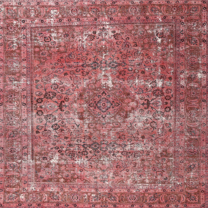 Square Traditional Cherry Red Persian Rug, tr3448