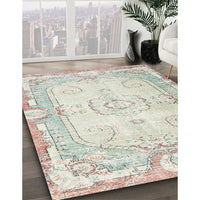 Traditional White Gold Persian Rug, tr3450