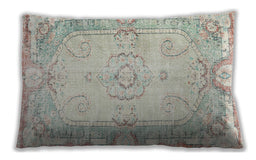 Traditional Classic Rectangular White Gold Lumbar Throw Pillow, 13 inch by 19 inch, lbtr3450