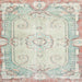 Square Traditional White Gold Persian Rug, tr3450