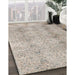 Machine Washable Traditional Desert Sand Beige Rug in a Family Room, wshtr3451