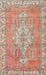 Machine Washable Traditional Orange Rug, wshtr3452