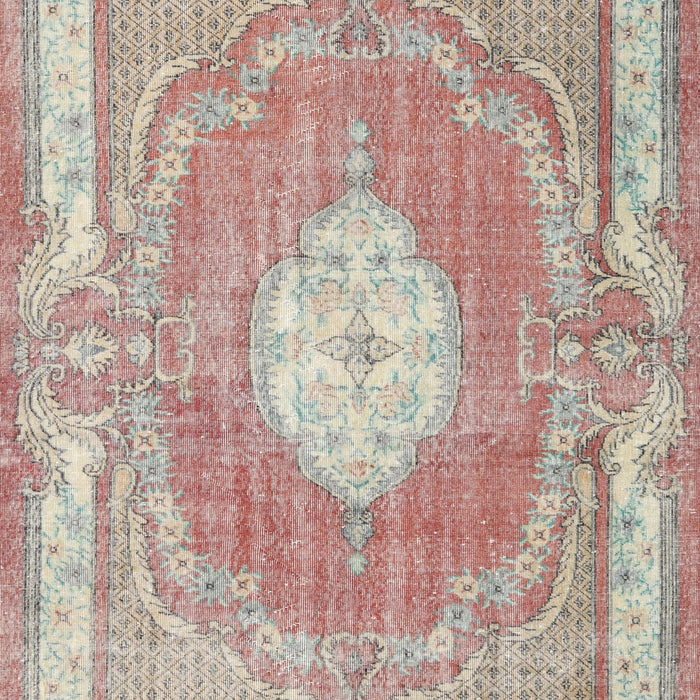 Traditional Orange Salmon Pink Persian Rug, tr3453