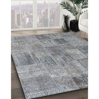 Traditional Dark Gray Persian Rug, tr3456