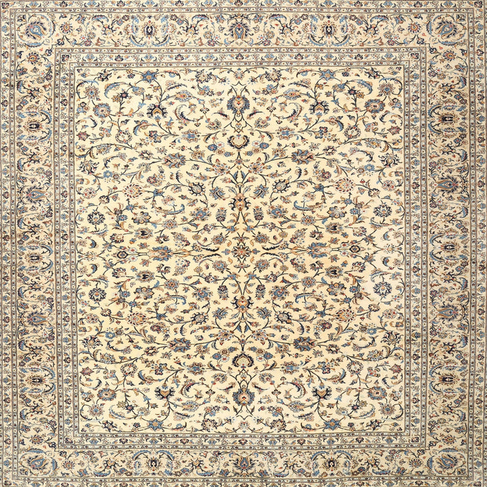 Round Machine Washable Traditional Dark Almond Brown Rug, wshtr3458