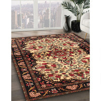 Traditional Brown Persian Rug, tr345