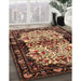 Machine Washable Traditional Peru Brown Rug in a Family Room, wshtr345