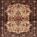 Square Traditional Brown Persian Rug, tr345