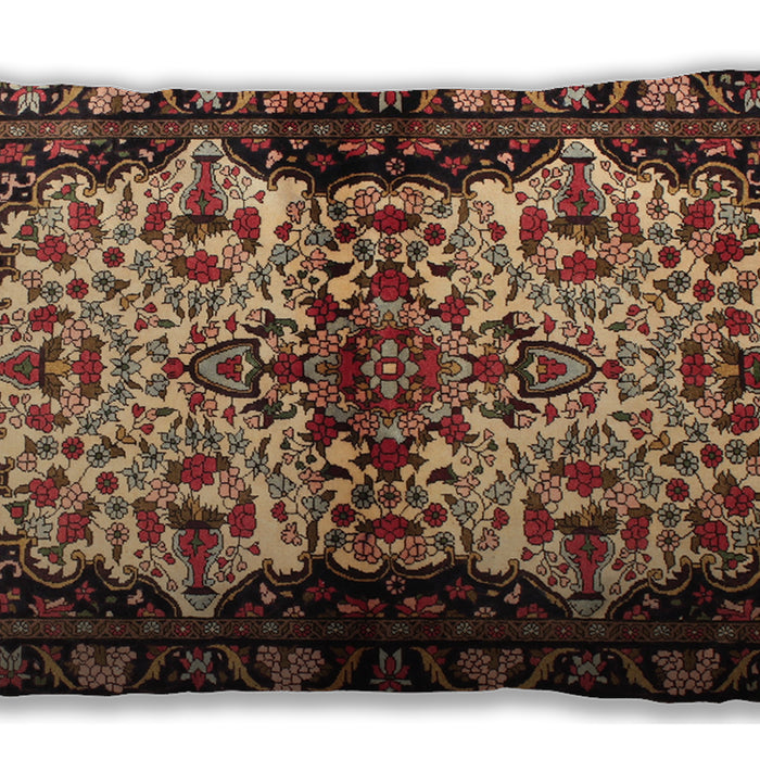 Traditional Classic Rectangular Peru Brown Lumbar Throw Pillow, 13 inch by 19 inch, lbtr345
