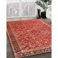 Traditional Sunrise Orange Persian Rug, tr3461