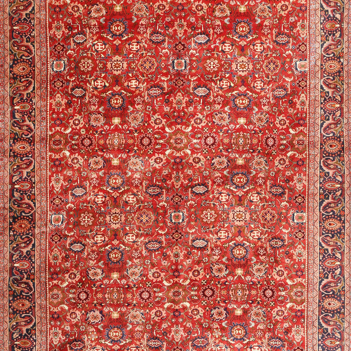 Traditional Sunrise Orange Persian Rug, tr3461