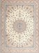 Machine Washable Traditional Camel Brown Rug, wshtr3464