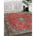 Machine Washable Traditional Tomato Red Rug in a Family Room, wshtr3467