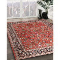 Traditional Light Copper Gold Persian Rug, tr3468