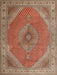 Traditional Mahogany Brown Persian Rug, tr3469