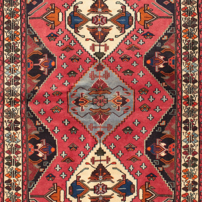 Machine Washable Traditional Dark Almond Brown Rug, wshtr346