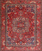 Traditional Orange Salmon Pink Persian Rug, tr3472