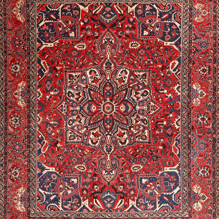 Traditional Orange Salmon Pink Persian Rug, tr3472