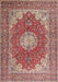 Machine Washable Traditional Tan Brown Rug, wshtr3473