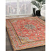 Traditional Red Persian Rug in Family Room, tr3477