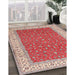 Machine Washable Traditional Red Rug in a Family Room, wshtr3478