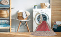 Machine Washable Traditional Red Rug in a Washing Machine, wshtr3478