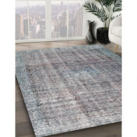 Traditional Silver Gray Persian Rug, tr3479