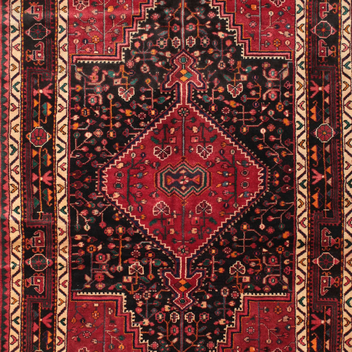 Machine Washable Traditional Dark Sienna Brown Rug, wshtr347