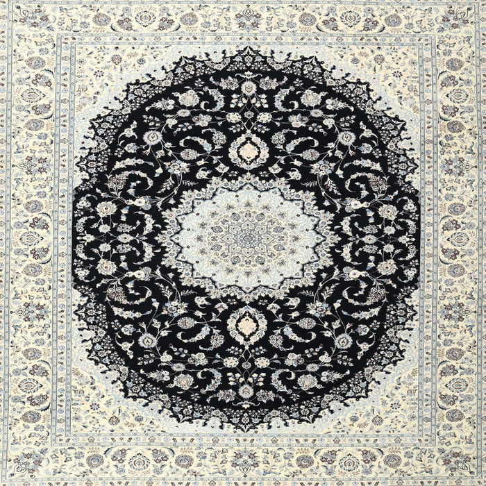 Square Traditional Gray Persian Rug, tr3482