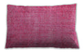 Traditional Classic Rectangular Deep Pink Lumbar Throw Pillow, 13 inch by 19 inch, lbtr3483