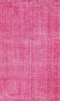 Machine Washable Traditional Deep Pink Rug, wshtr3483