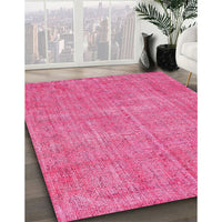 Traditional Deep Pink Persian Rug, tr3483