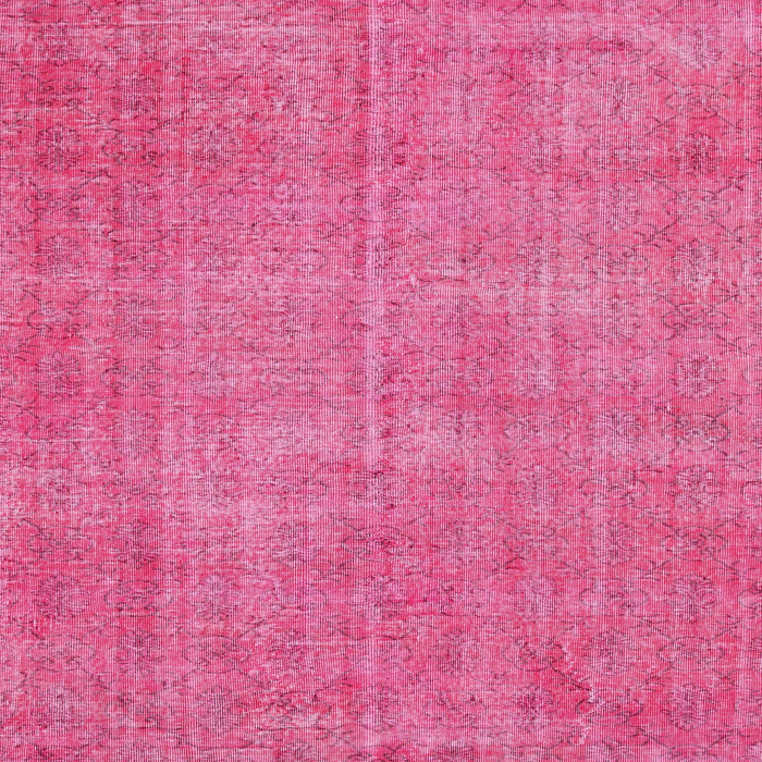 Square Traditional Deep Pink Persian Rug, tr3483