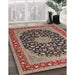 Machine Washable Traditional Light French Beige Brown Rug in a Family Room, wshtr3486