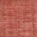 Square Traditional Neon Red Persian Rug, tr3489