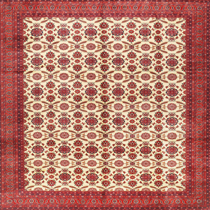 Square Traditional Red Persian Rug, tr3491