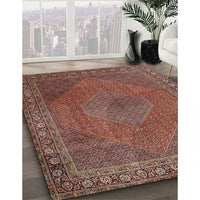 Traditional Saffron Red Persian Rug, tr3492