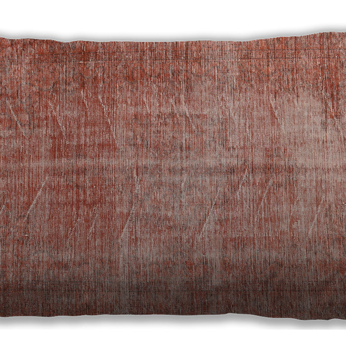 Traditional Classic Rectangular Red Lumbar Throw Pillow, 13 inch by 19 inch, lbtr3493