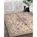 Machine Washable Traditional Gold Rug in a Family Room, wshtr3495