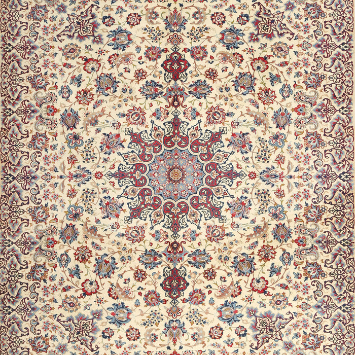 Traditional Golden Blonde Gold Persian Rug, tr3495