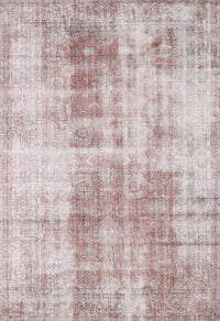 Machine Washable Traditional Rose G Pink Rug, wshtr3496