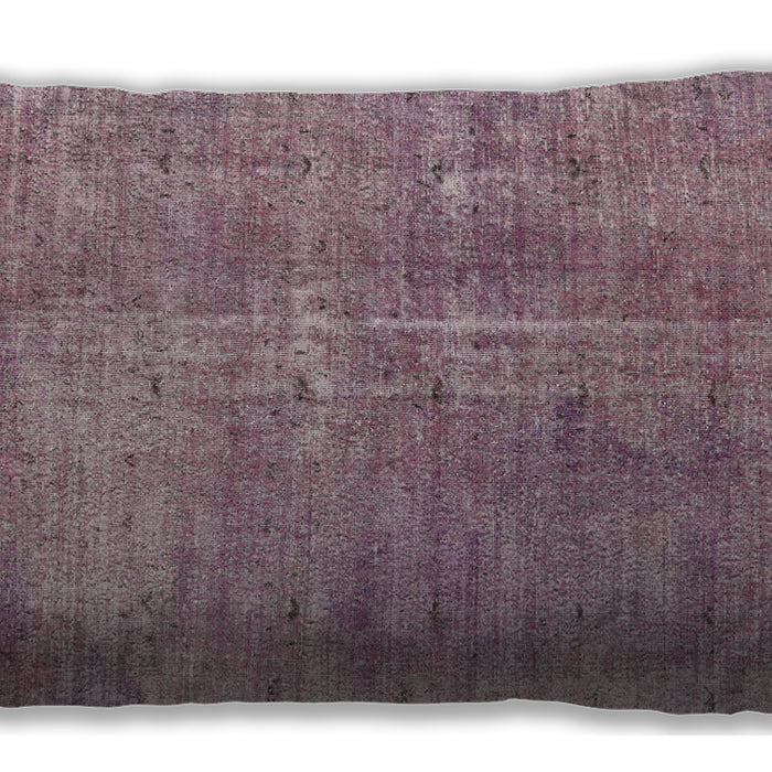 Traditional Classic Rectangular Mauve Taupe Purple Lumbar Throw Pillow, 13 inch by 19 inch, lbtr3497