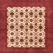 Square Traditional Sandy Brown Persian Rug, tr3499