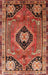 Machine Washable Traditional Tomato Red Rug, wshtr34