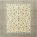 Square Traditional Khaki Green Persian Rug, tr3500