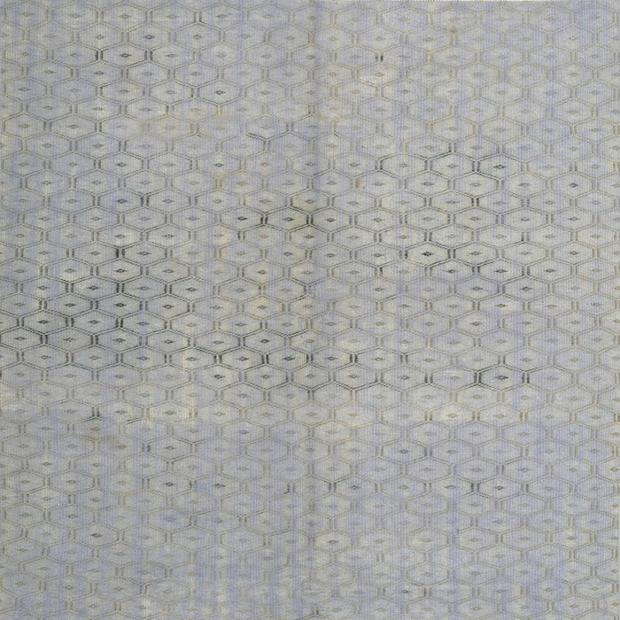 Square Traditional Gunmetal Gray Persian Rug, tr3504