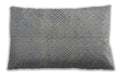 Traditional Classic Rectangular Gunmetal Gray Lumbar Throw Pillow, 13 inch by 19 inch, lbtr3504